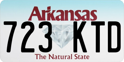 AR license plate 723KTD