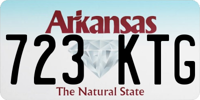 AR license plate 723KTG
