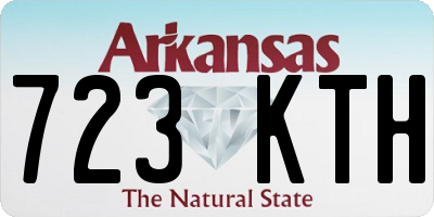 AR license plate 723KTH