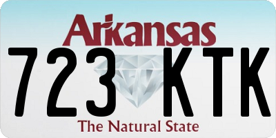 AR license plate 723KTK