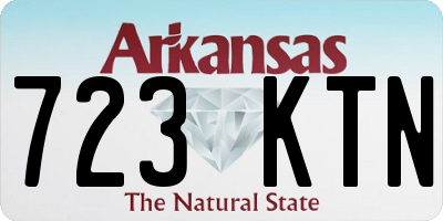 AR license plate 723KTN