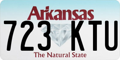 AR license plate 723KTU