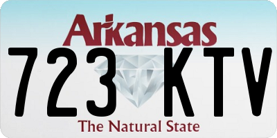 AR license plate 723KTV