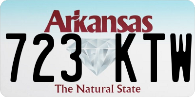 AR license plate 723KTW