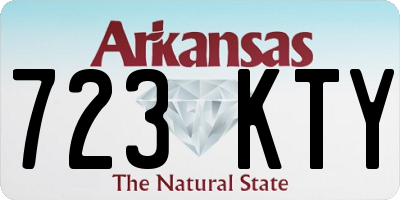 AR license plate 723KTY
