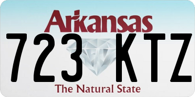 AR license plate 723KTZ