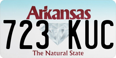 AR license plate 723KUC