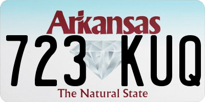 AR license plate 723KUQ