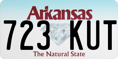 AR license plate 723KUT