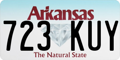 AR license plate 723KUY