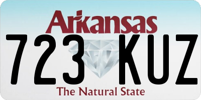 AR license plate 723KUZ