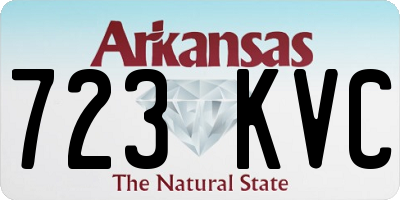 AR license plate 723KVC