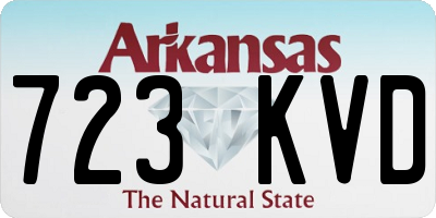 AR license plate 723KVD
