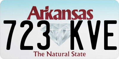 AR license plate 723KVE