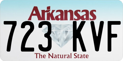 AR license plate 723KVF
