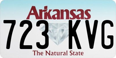 AR license plate 723KVG