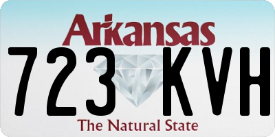 AR license plate 723KVH