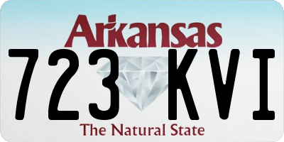 AR license plate 723KVI