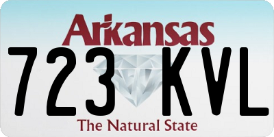 AR license plate 723KVL