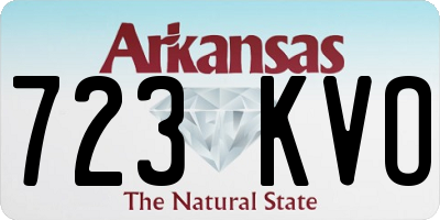 AR license plate 723KVO