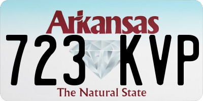 AR license plate 723KVP