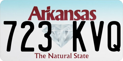 AR license plate 723KVQ