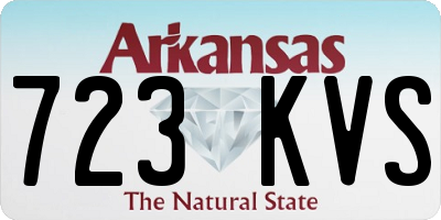 AR license plate 723KVS