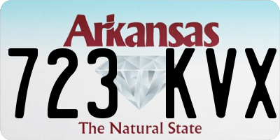 AR license plate 723KVX