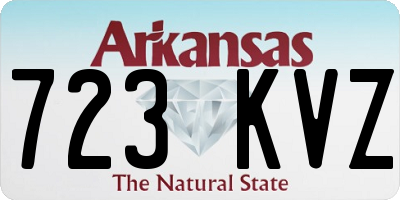 AR license plate 723KVZ