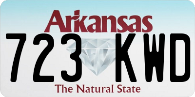 AR license plate 723KWD