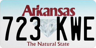 AR license plate 723KWE
