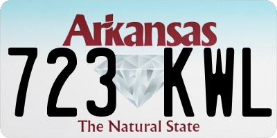AR license plate 723KWL