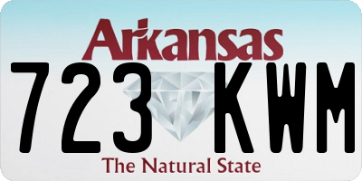 AR license plate 723KWM