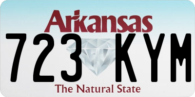 AR license plate 723KYM