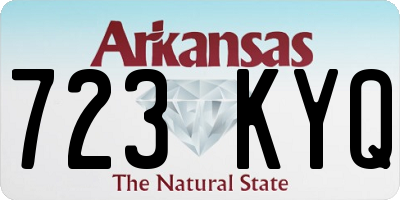 AR license plate 723KYQ