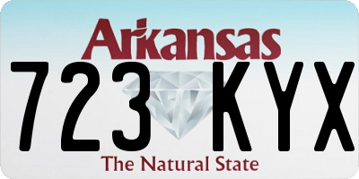 AR license plate 723KYX