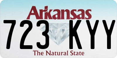 AR license plate 723KYY
