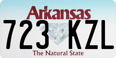 AR license plate 723KZL