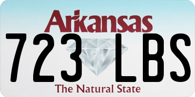 AR license plate 723LBS
