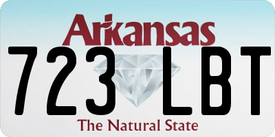 AR license plate 723LBT