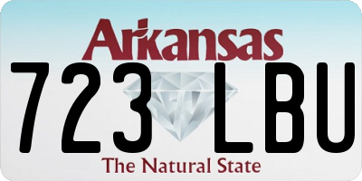 AR license plate 723LBU