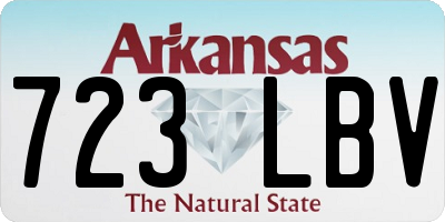 AR license plate 723LBV