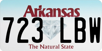 AR license plate 723LBW