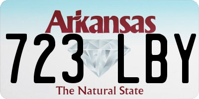 AR license plate 723LBY