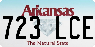 AR license plate 723LCE