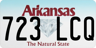 AR license plate 723LCQ