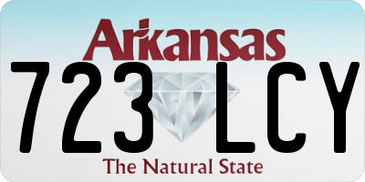 AR license plate 723LCY
