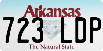 AR license plate 723LDP