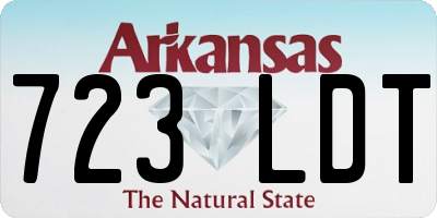 AR license plate 723LDT