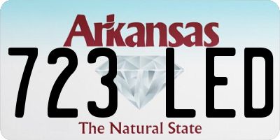 AR license plate 723LED
